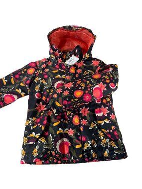 Roxy Jetty Girls Snow Ski Jacket Size L 12 145 158 NWT Floral Black Waterproof